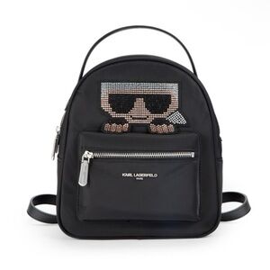 NWT Karl Lagerfeld Paris Amour Logo Backpack 🖤✨